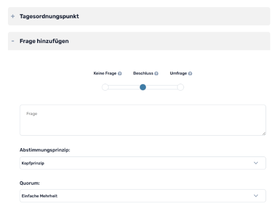 abstimmungsprinzip